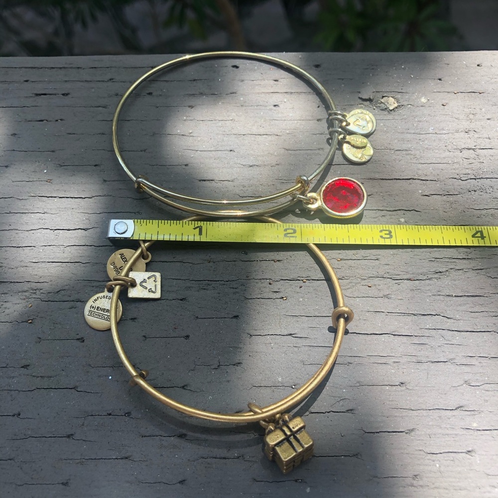Alex & Ani Goldtone Silvertone Bracelet charm Lot - Picture 6 of 10